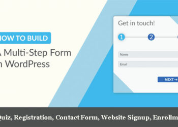 how to create multi step form in wordpress website