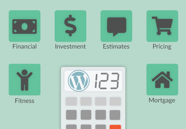 types of calculators wordpress website