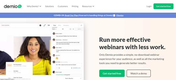 6+ Best Webinar Software Platforms in 2025 demio webinar software image