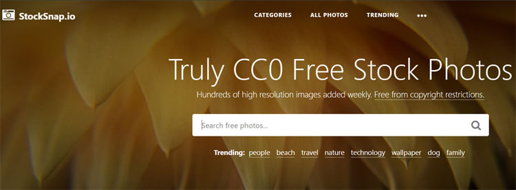 9+ Best Stock Photo Sites (Free & Paid) stocksnap-photo-site