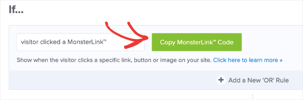 How to Increase Conversions with Easy Multi-Step Popups? Copy-MonsterLink-Code-new-OptinMonster-editor